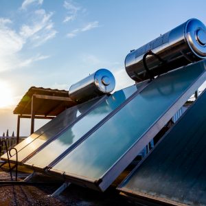 Solar heating units